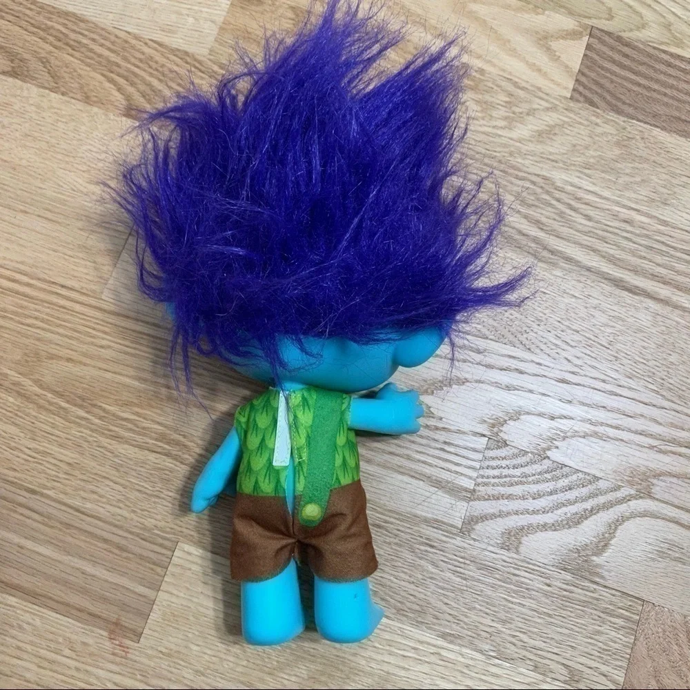Trolls World Tour Branch Branch Doll Dreamworks Blue Green Toy
